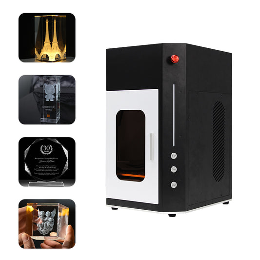 Desktop 3D Crystal Laser Engraving Machine - Subsurface Glass Etcher (150x180mm)